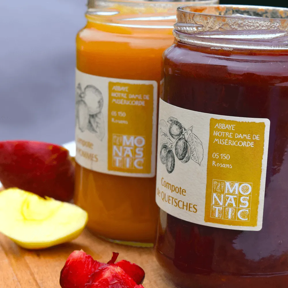 Compote de prunes (quetsches) – Abbaye Notre-Dame de Miséricorde de Rosans – Image 2
