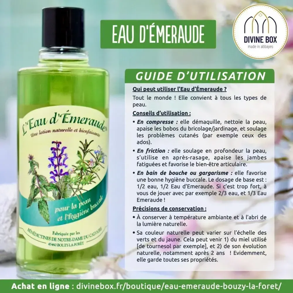 Eau d’Émeraude – Monastère Notre-Dame de Bouzy-la-Forêt – Image 2