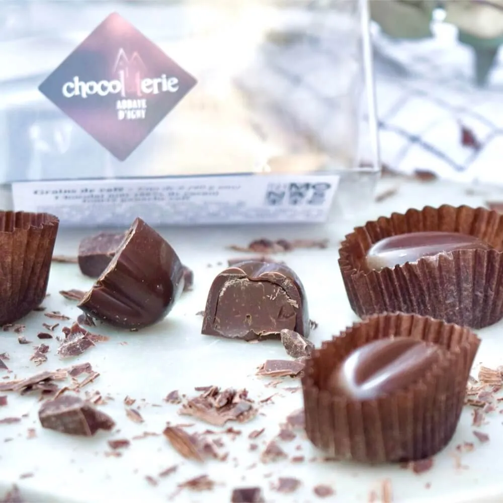 « Grains de café » (chocolat noir fourré ganache café) – Abbaye du Val d’Igny – Image 2