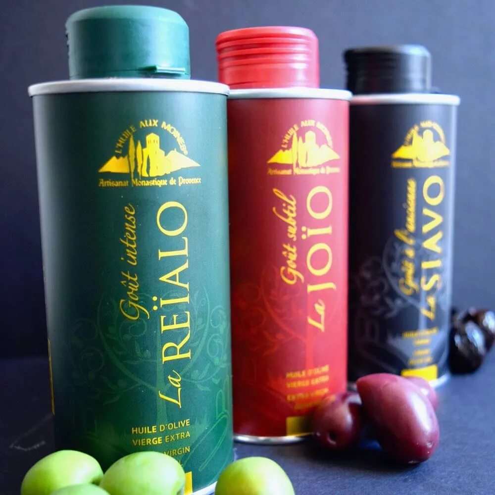 Coffret 3 huiles d’olive – Abbaye Sainte-Madeleine du Barroux – Image 2