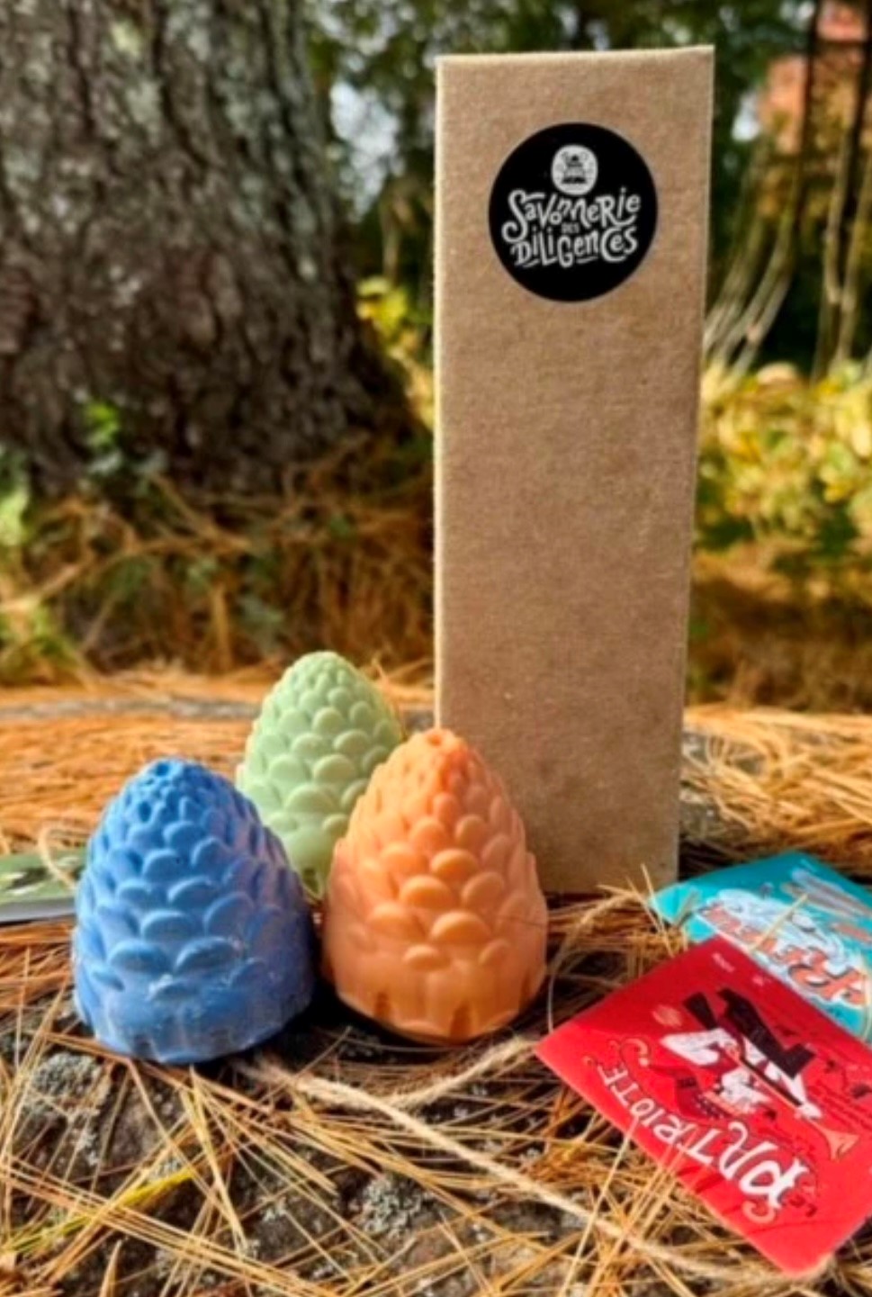 Trio de savons en forme de cocottes – Savonnerie des Diligences – Image 2