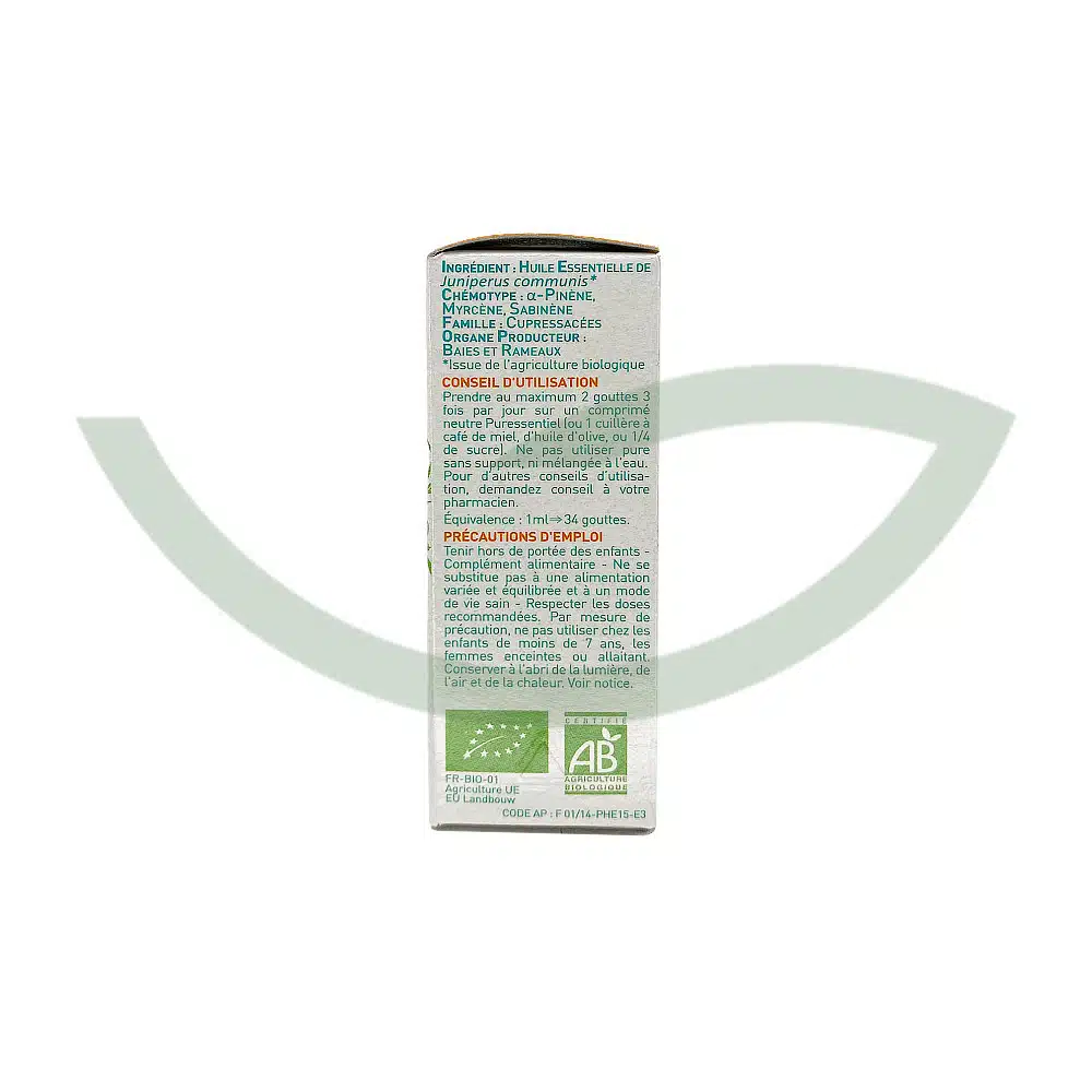 Huile Essentielle Genévrier bio – 5ml – Puressentiel – Image 2