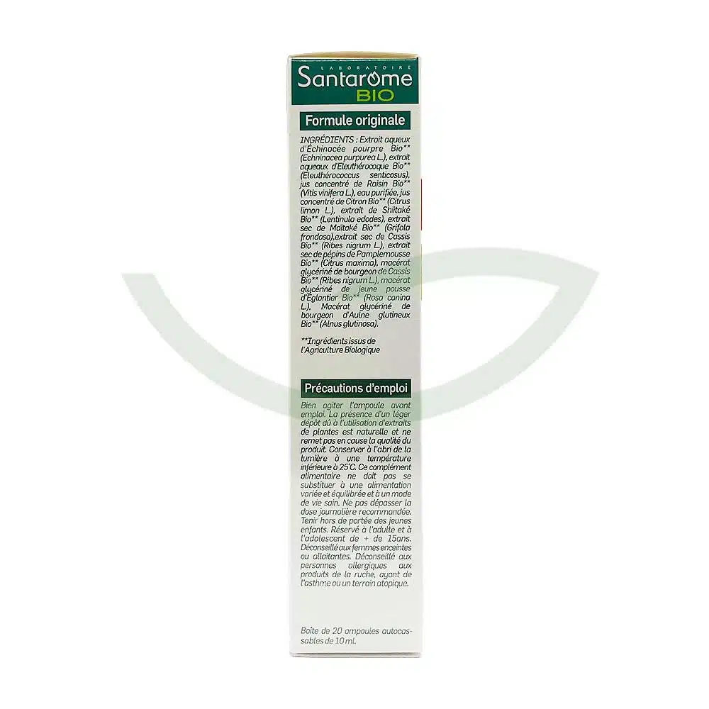 Immunité Bio – 20 ampoules – Santarome – Image 3