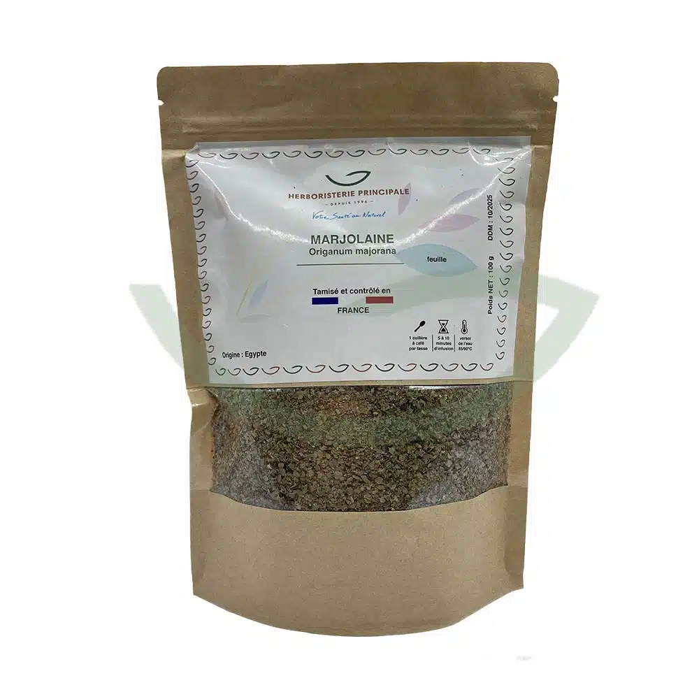 Plante Médicinale Marjolaine – Origanum Majorana – Feuille – 100g – Image 2