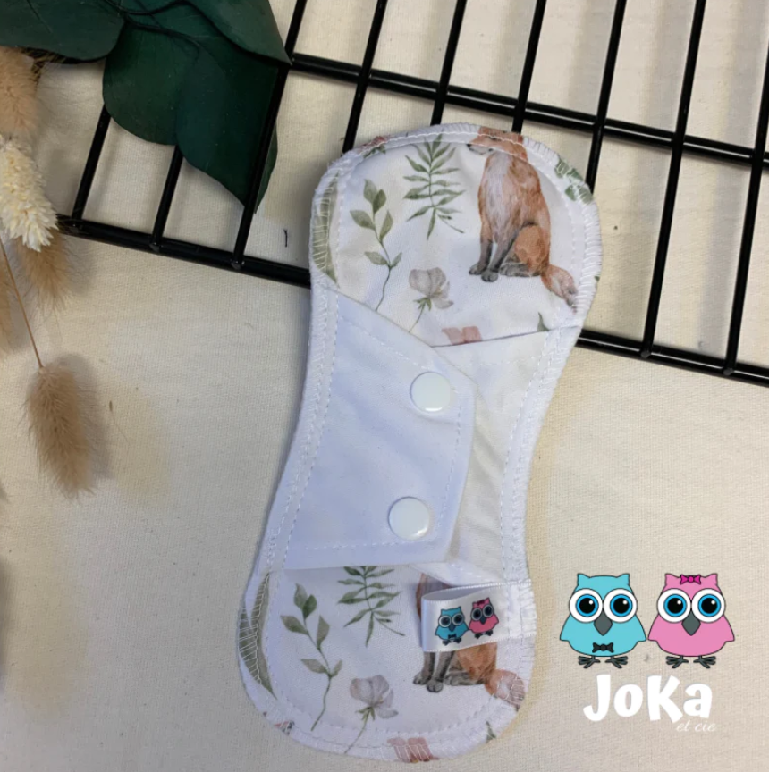 Serviette hygiénique lavable – Renard – Image 2