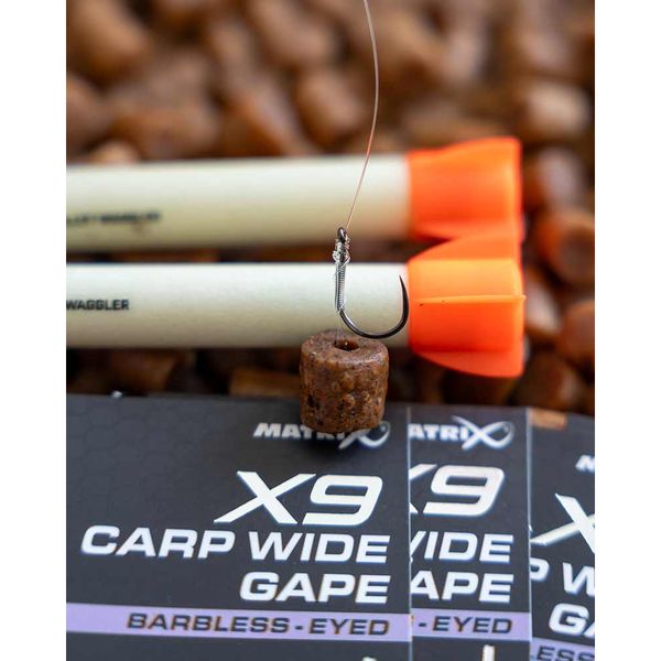 Hameçons non-montés Matrix – X9 Carp Wide Gape Hooks – Image 3