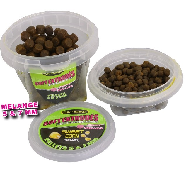 Pellets soft extrudés 5 & 7 mm – 130g – Image 2