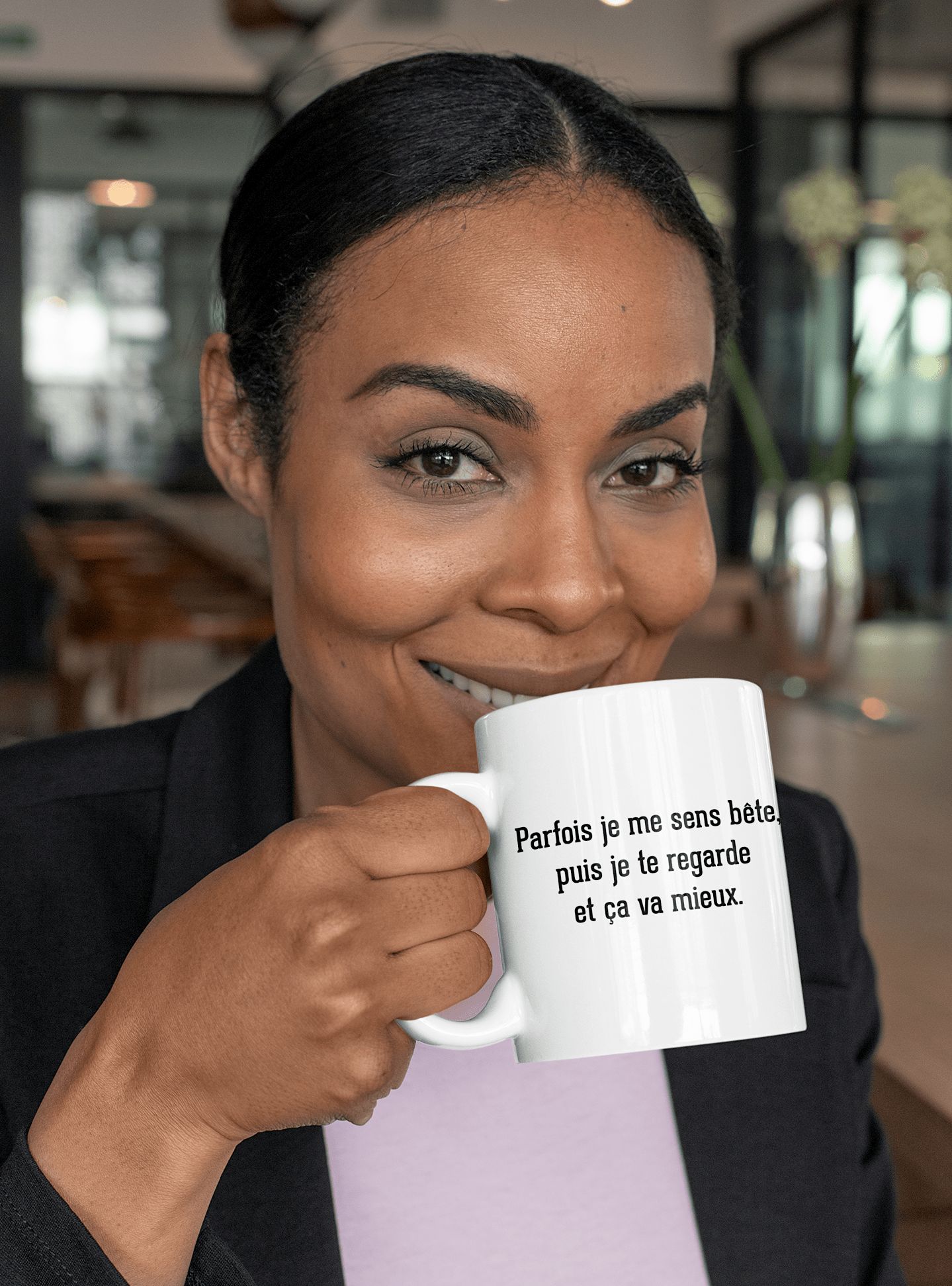 Mug en Céramique « Parfois je me sens bête » – Image 7