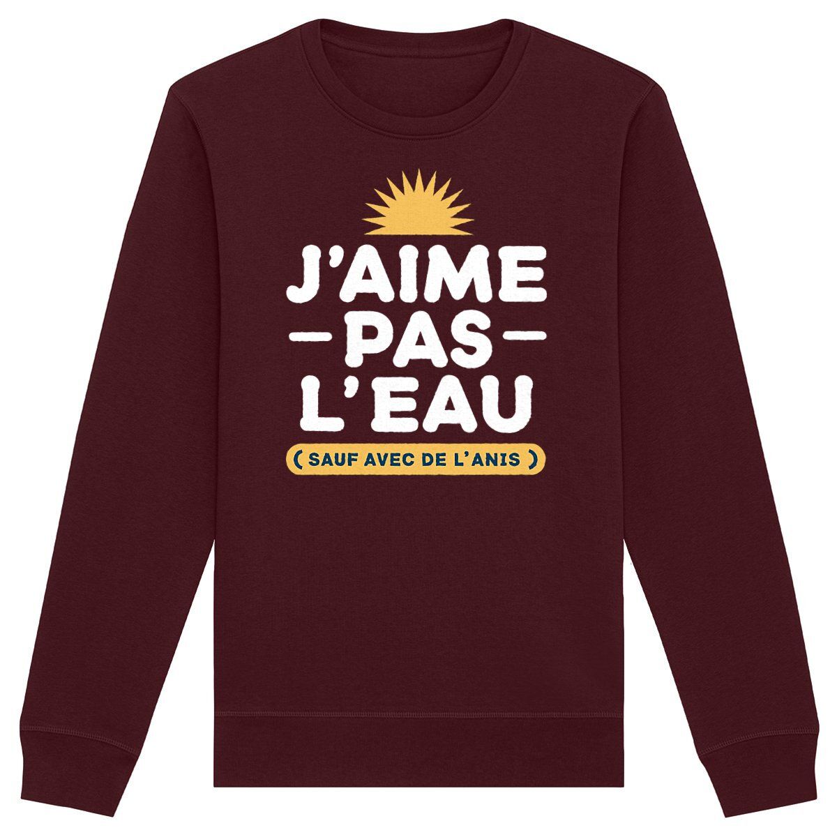 Sweat Ricard « J’aime pas l’eau » – Unisexe – Image 5