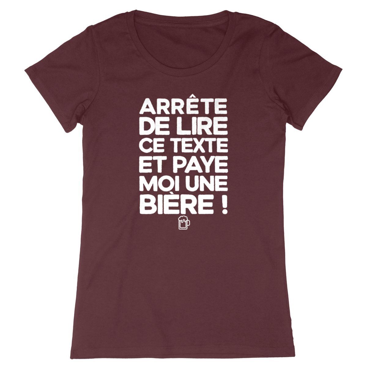 Tee Shirt « Paye moi une bière » – Pour Femme – Image 7