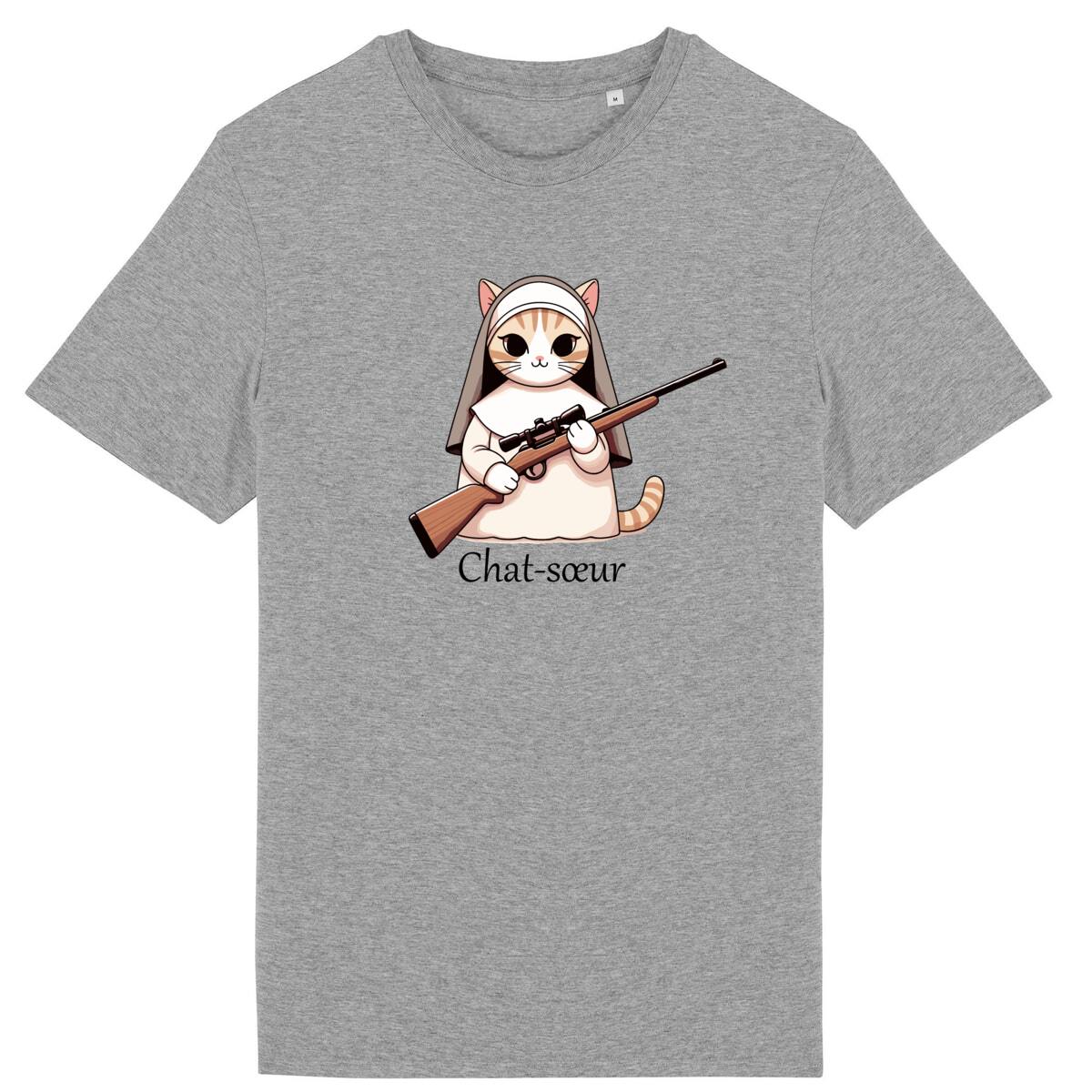 T Shirt « Chat-soeur » – Pour Homme – Image 2