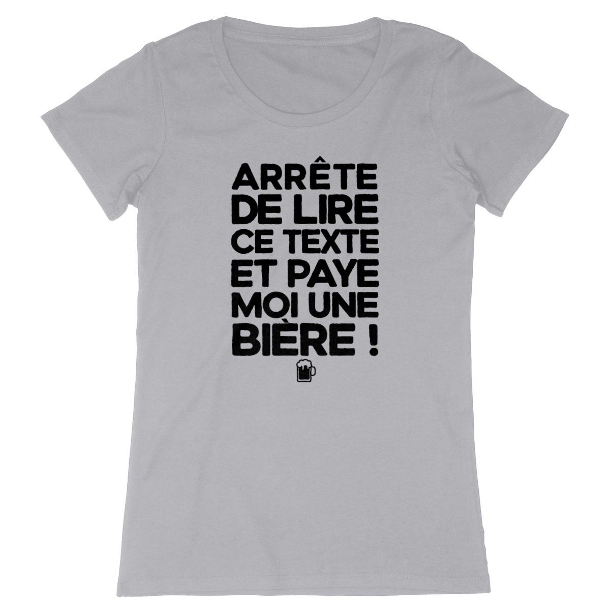 Tee Shirt « Paye moi une bière » – Pour Femme – Image 3