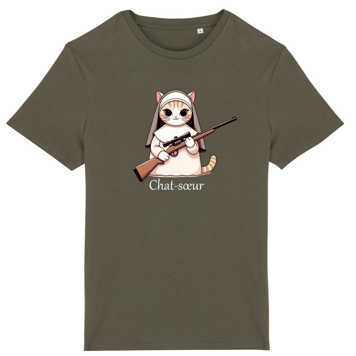 T Shirt « Chat-soeur » – Pour Homme – Image 6