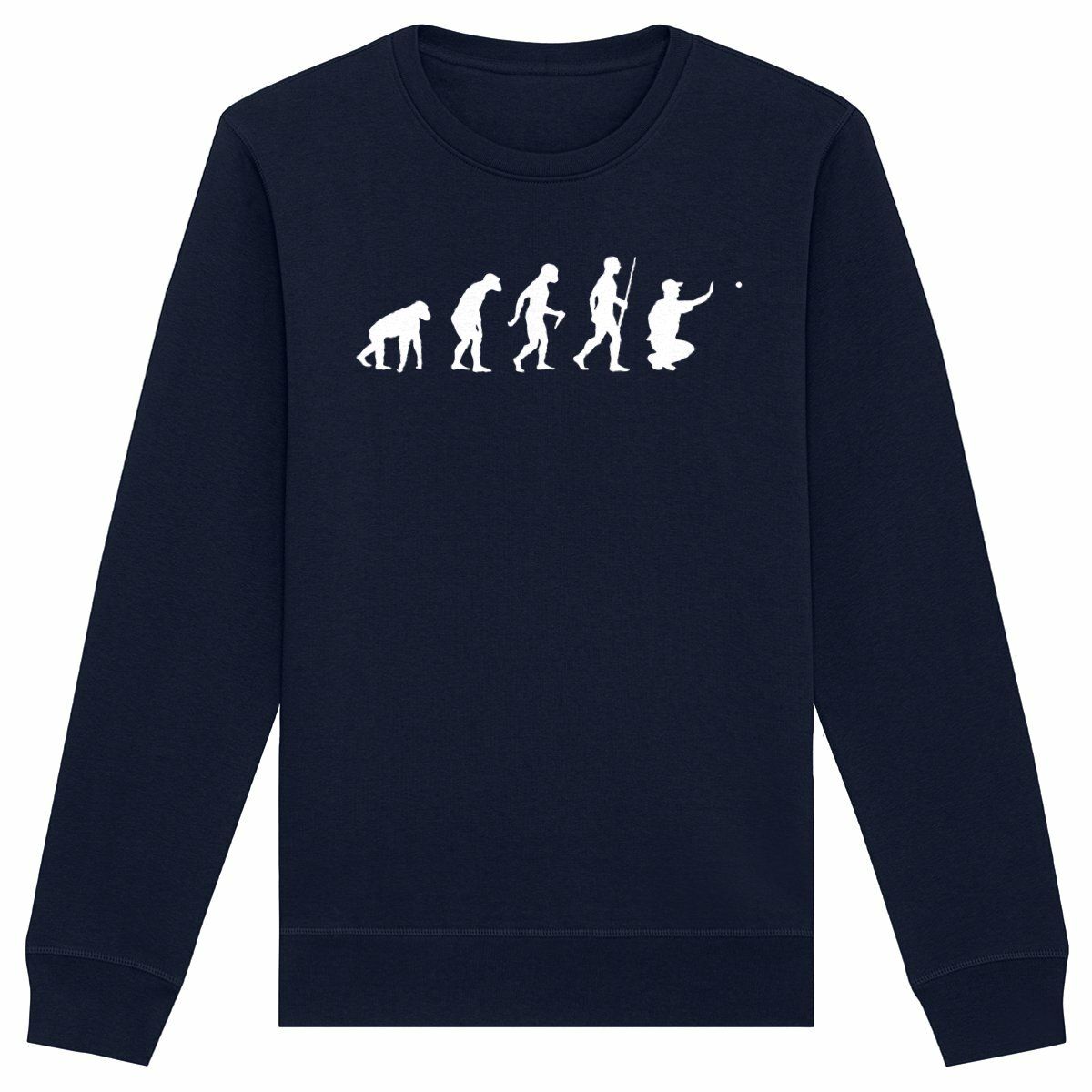 Sweat « Pétanque, évolution de l’homme » – Unisexe – Image 4