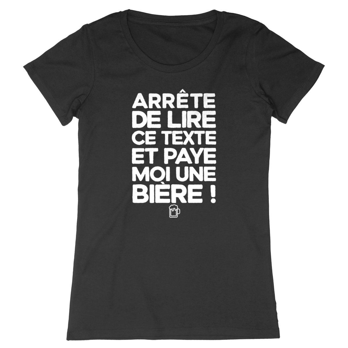 Tee Shirt « Paye moi une bière » – Pour Femme – Image 5