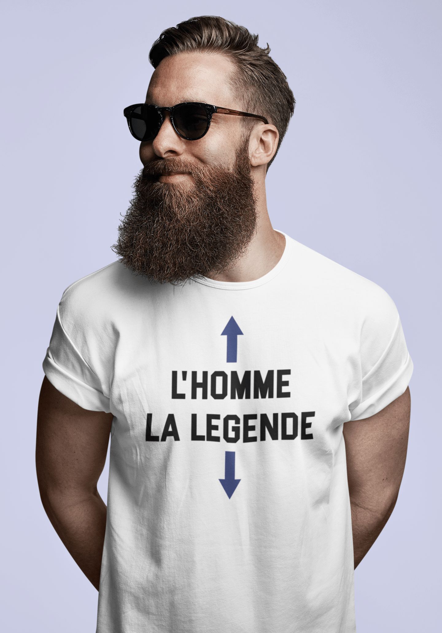T Shirt « L’homme la légende » – Pour Homme – Image 7