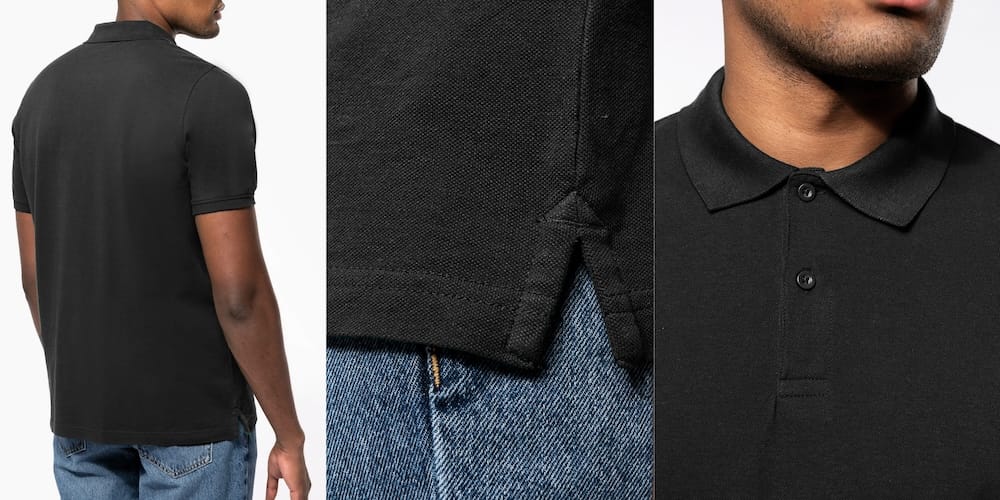 Polo personnalisé homme – Face arrière – Image 4