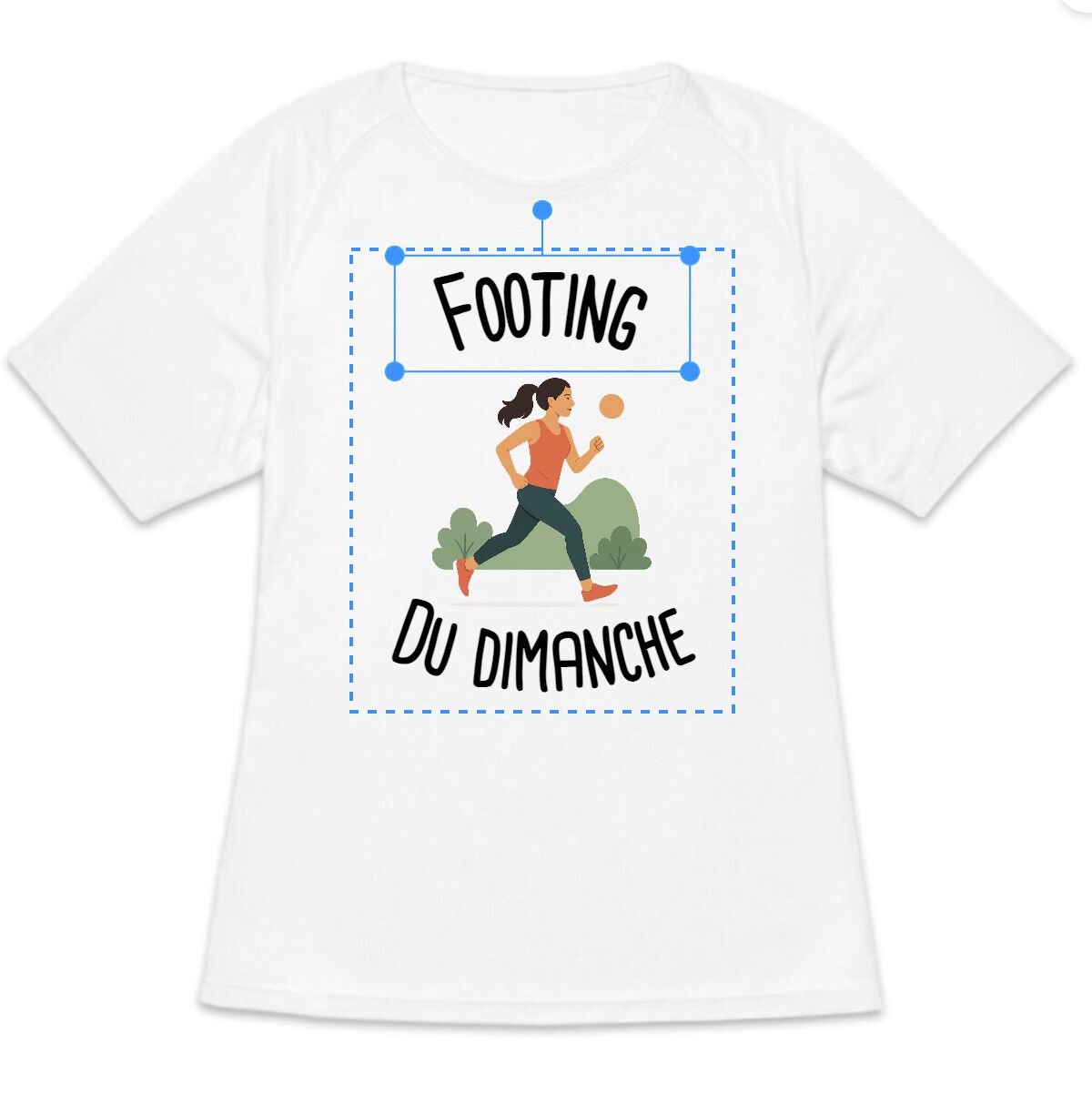 T shirt sport femme personnalisé – Image 5