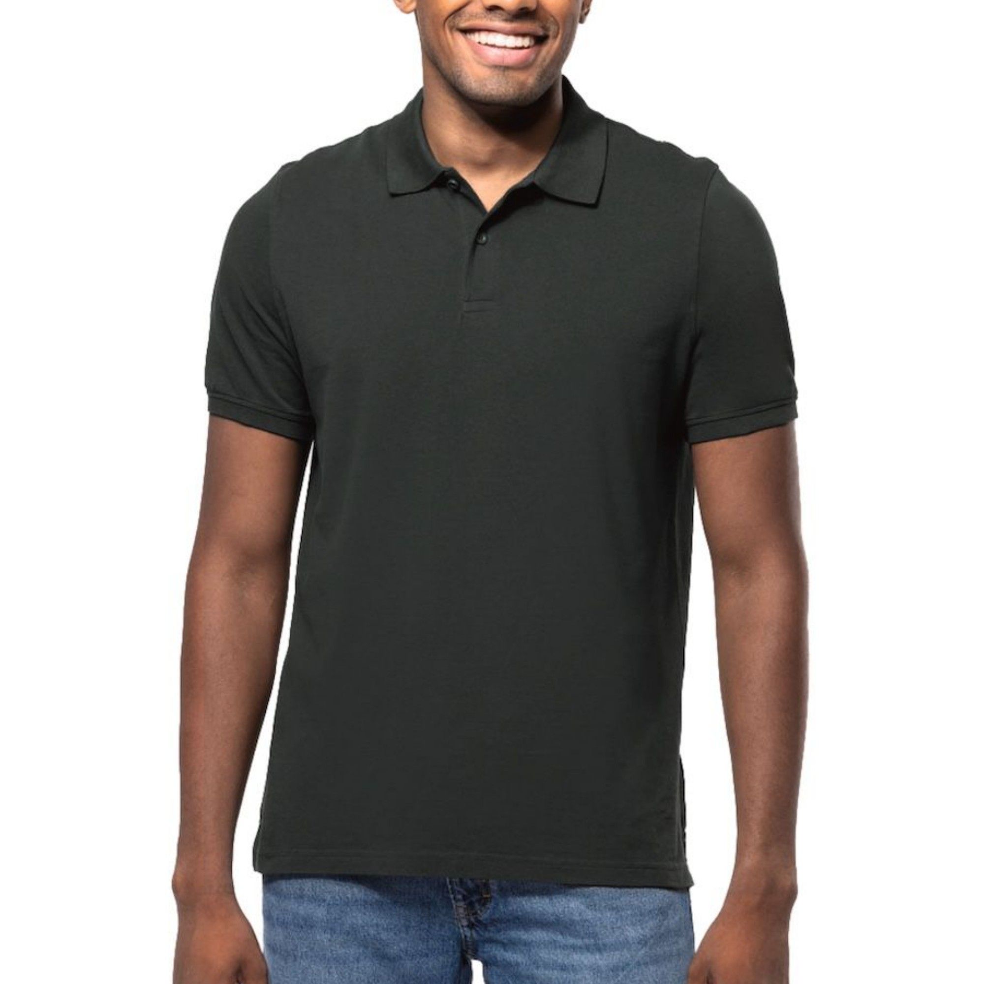 Polo personnalisé homme – Face arrière – Image 3