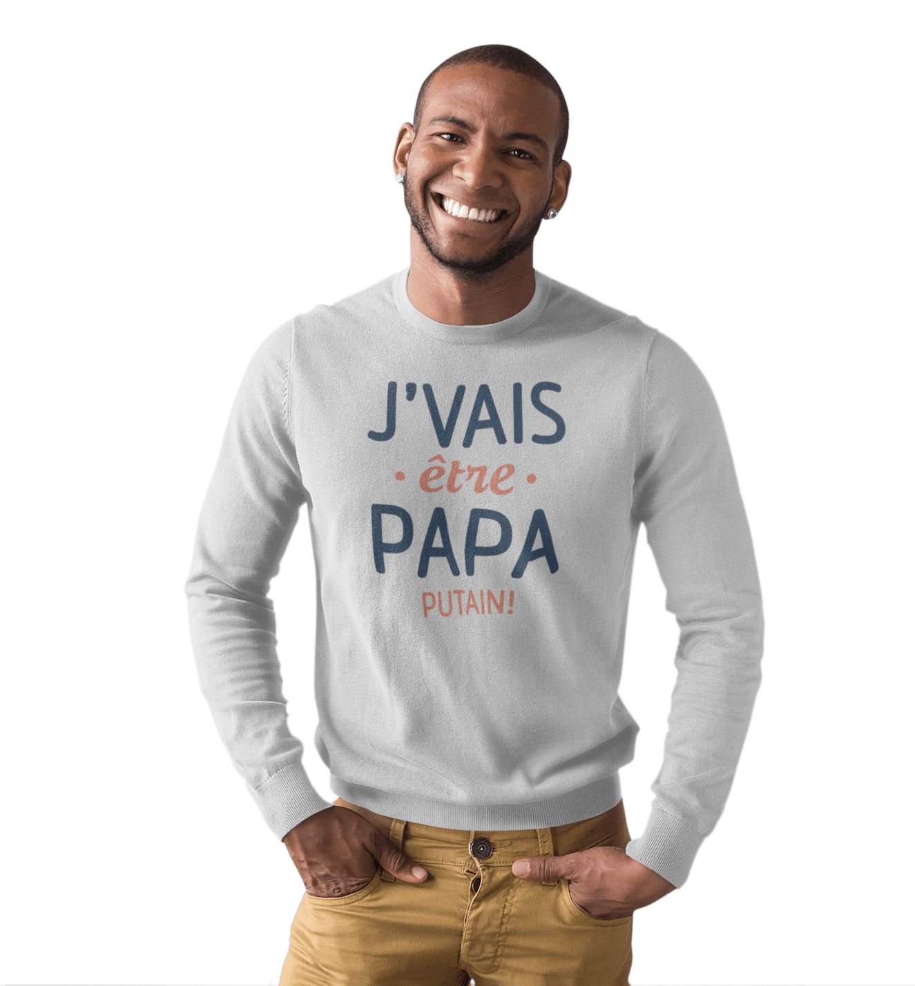 Pull « Je vais être papa, putain » – Pour Homme – Image 6