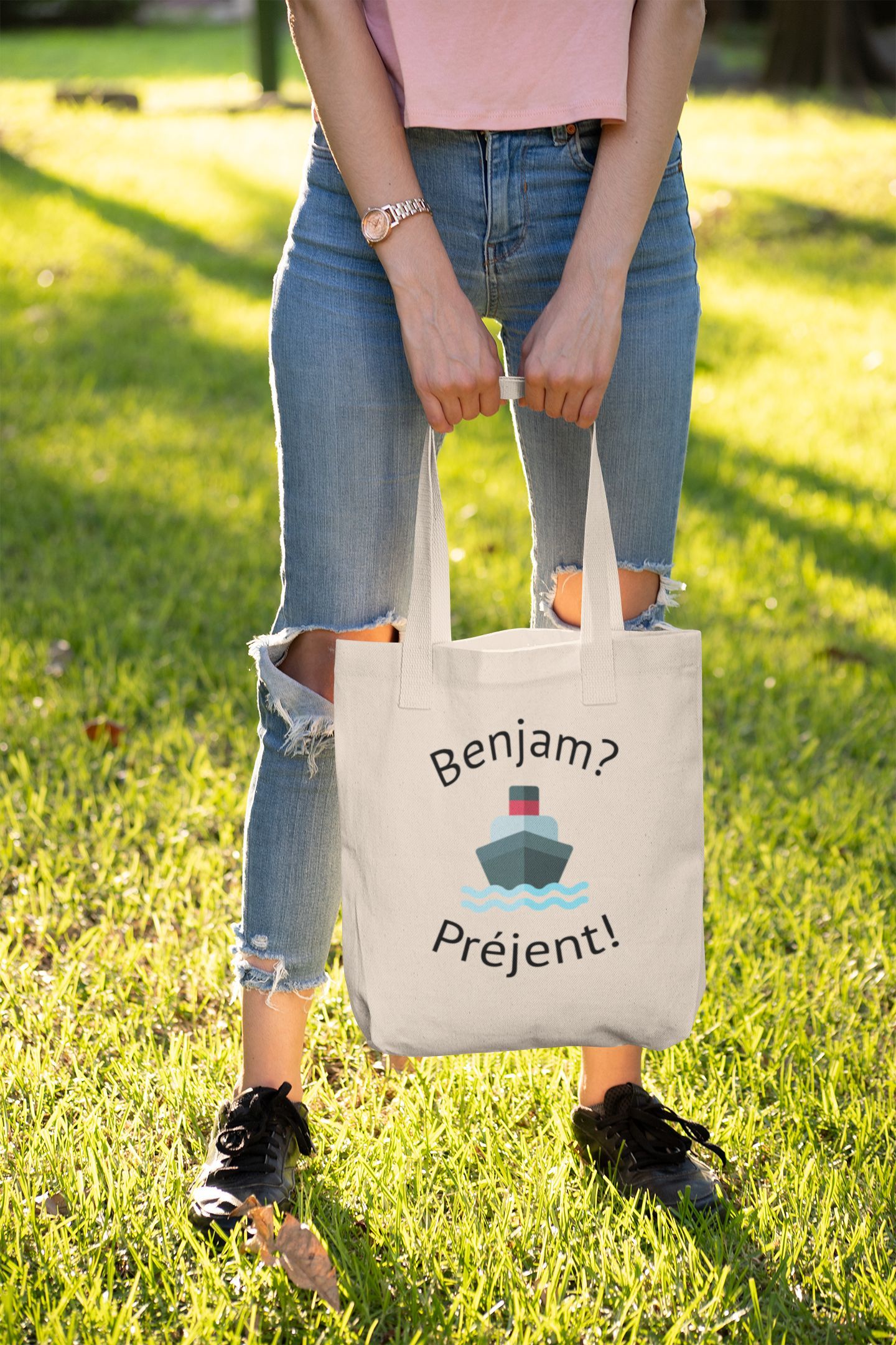 Sac tote bag « Benjam Préjent » – Image 2