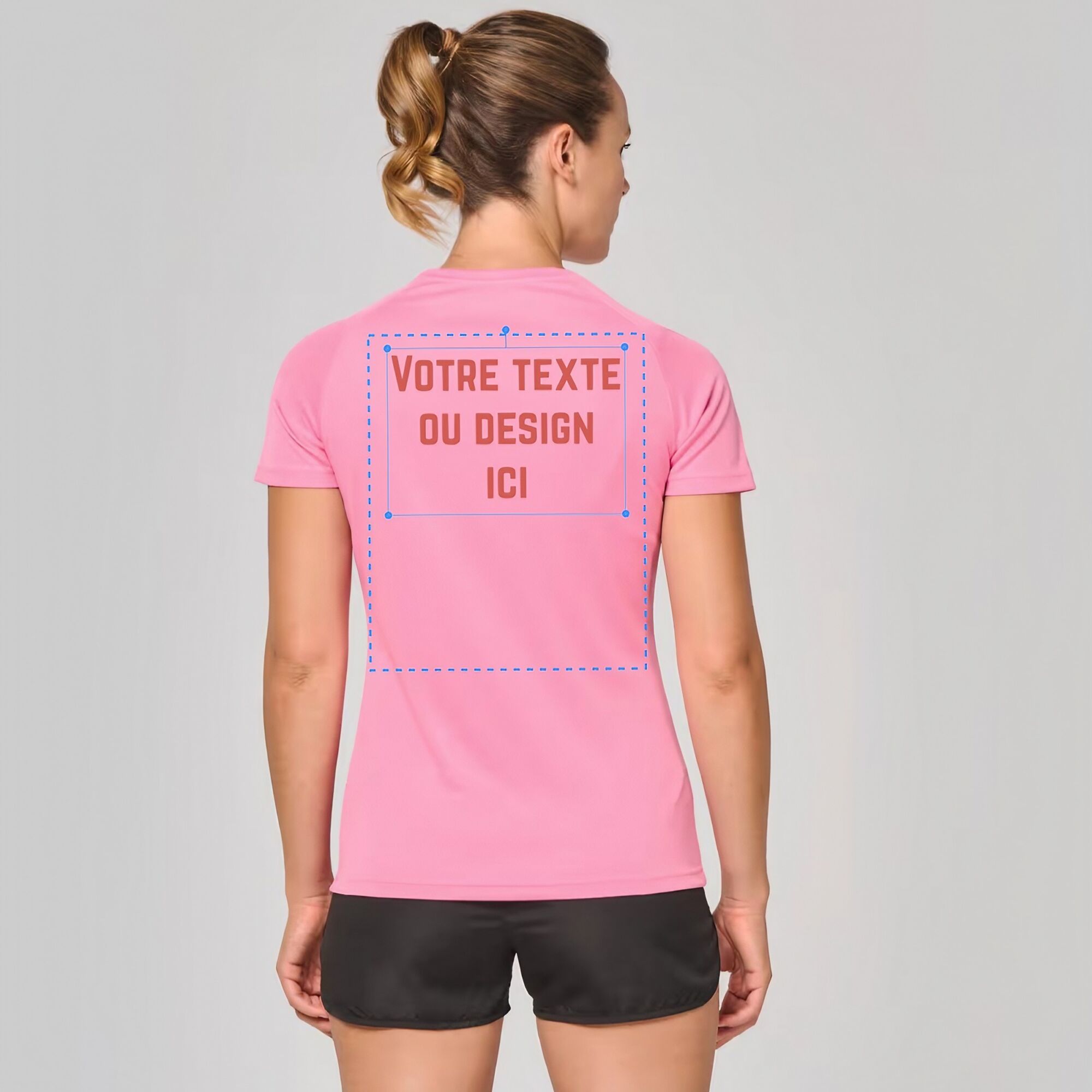 T shirt sport femme personnalisé – Image 3