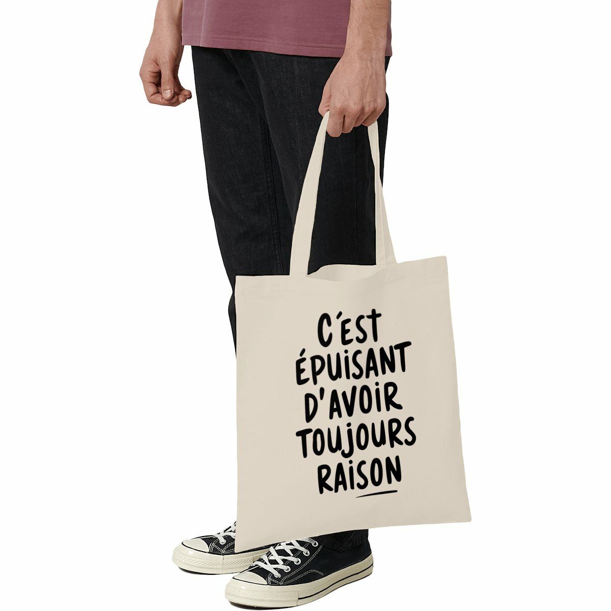 Tote bag « Avoir toujours raison » – Image 2