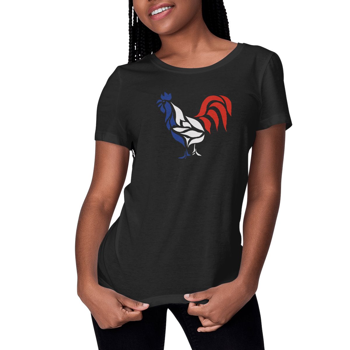 Tee Shirt « Le coq français » – Pour Femme – Image 2